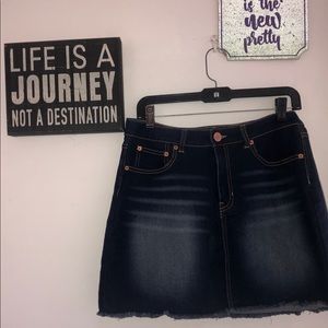 •Dark Denim Skirt
